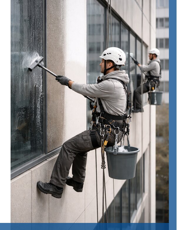 Мойка фасадов зданий в Кизляре под ключ от 356 р. | ВЫСОТНИК-Кзр