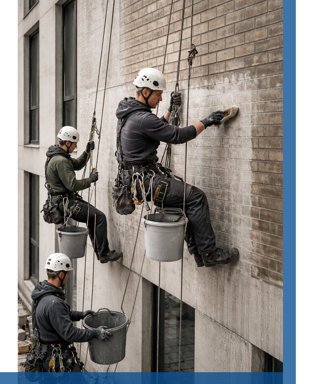 Удаление высолов с фасада в Кизляре от 254 р. | ВЫСОТНИК-Кзр