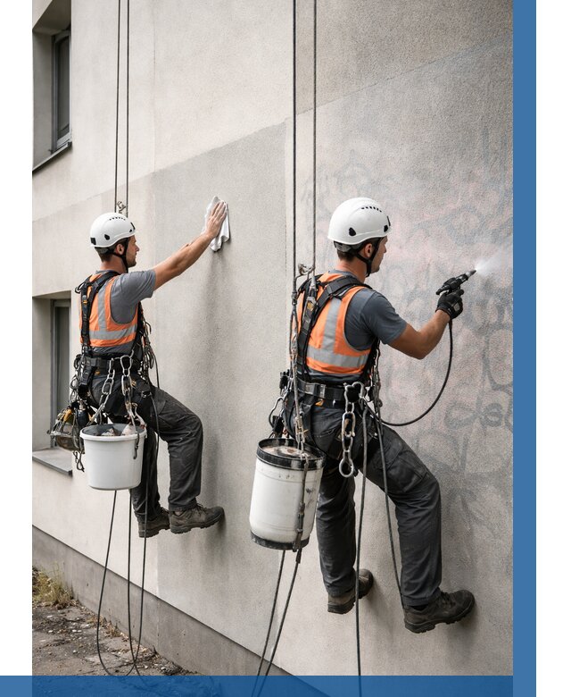 Антиграффити покрытие фасада в Кизляре от 610 р. | ВЫСОТНИК-Кзр