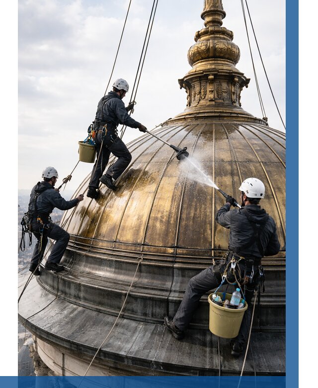 Мойка куполов и шпилей в Кизляре от 8129 р. - заказать | ВЫСОТНИК-Кзр