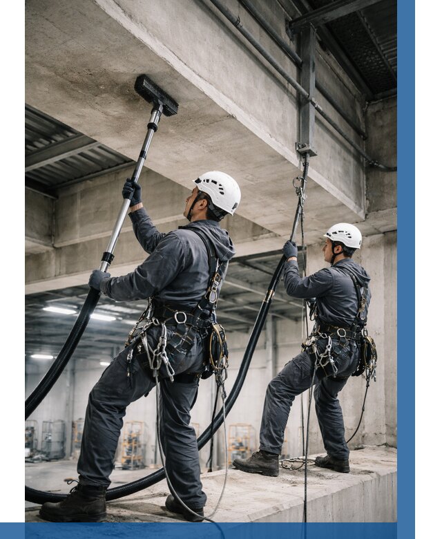 Обеспыливание потолочных конструкций в Кизляре от 254 р. |ВЫСОТНИК-Кзр