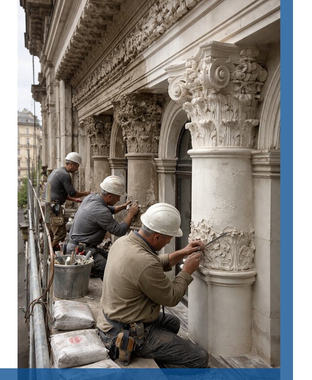 Реставрация фасадной лепнины в Кизляре от 2540 р. | ВЫСОТНИК-Кзр