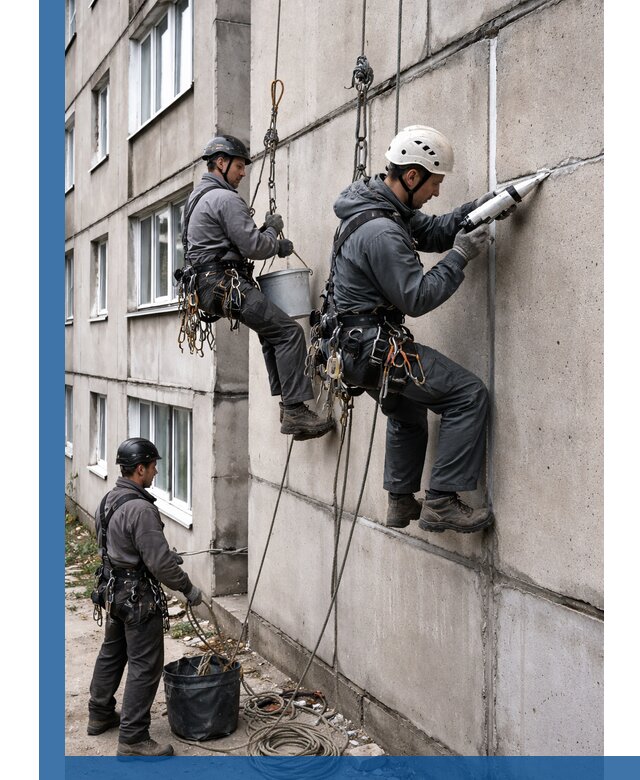 Герметизация межпанельных швов в Кизляре с гарантией герметичности