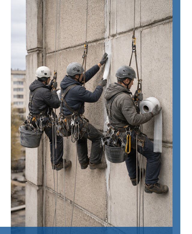 Ремонт межпанельных швов в Кизляре от 762 р. | ВЫСОТНИК-Кзр