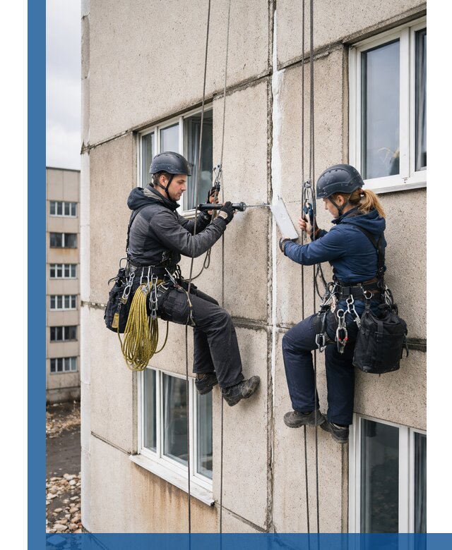 Герметизация межпанельных швов тёплым швом в Кизляре