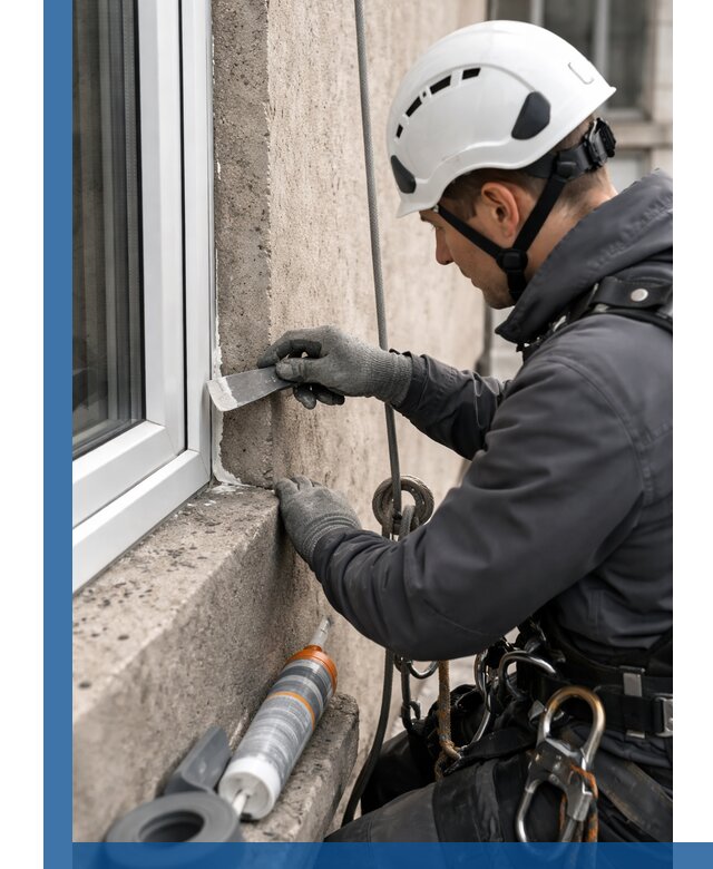 Герметизация монтажных швов окон в Кизляре с гарантией качества