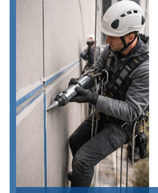 Герметизация стыков фасадных панелей в Кизляре качественно и быстро