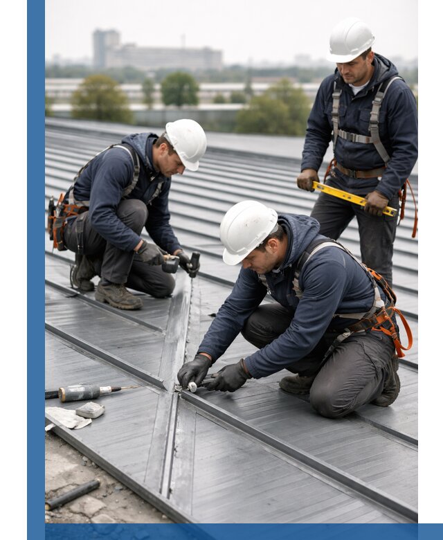 Ремонт фальцевой кровли в Кизляре срочно и качественно