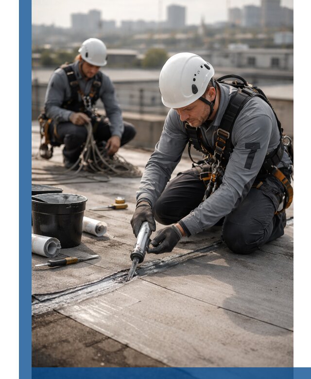 Аварийное и капитальное устранение протечек кровли в Кизляре