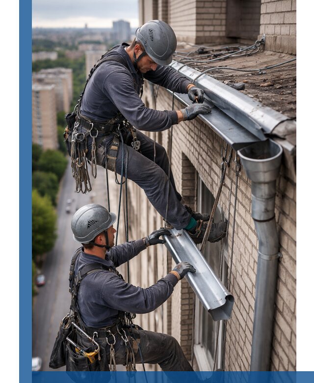 Ремонт водосточных желобов в Кизляре, быстро и качественно