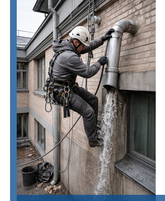 Профессиональная прочистка водосточных труб в Кизляре с гарантией