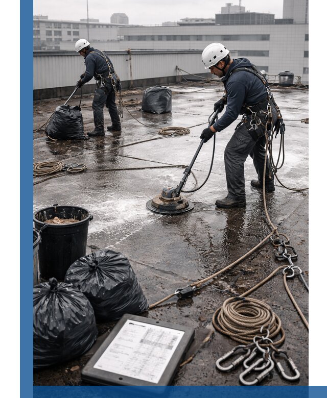 Плановая очистка кровли по графику в Кизляре для безопасности