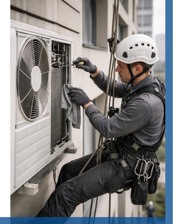 Обслуживание внешнего блока кондиционера в Кизляре от 2743 р.ВЫСОТНИК-Кзр