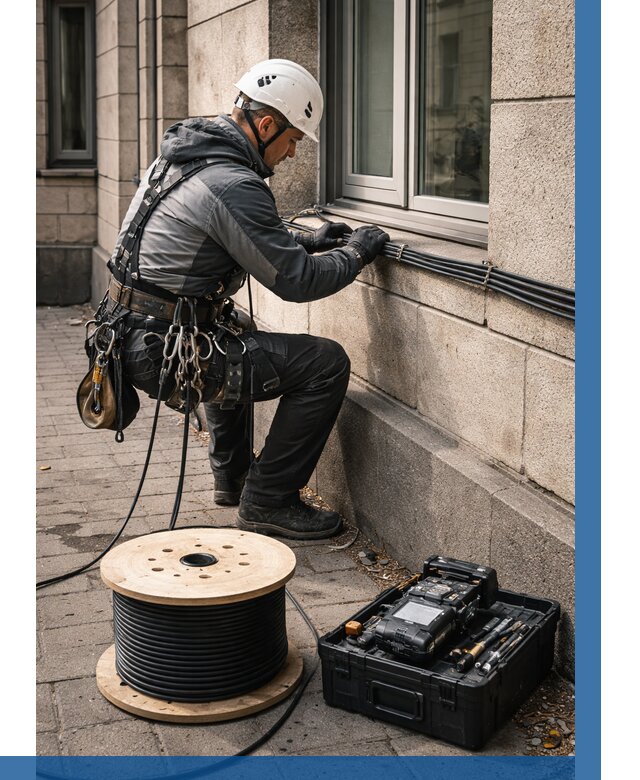 Прокладка оптоволоконного кабеля в Кизляре от 813 р. | ВЫСОТНИК-Кзр