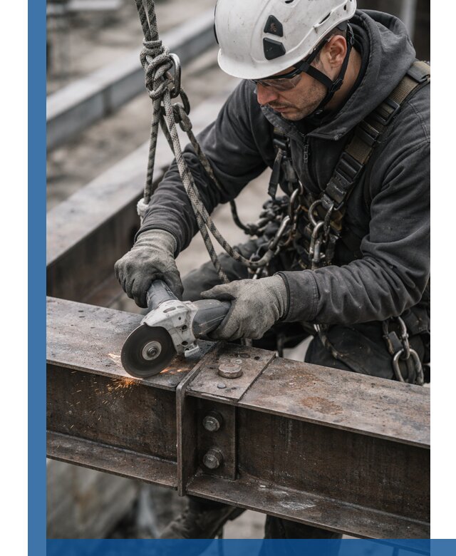 Резка металла на высоте в Кизляре для зданий и конструкций