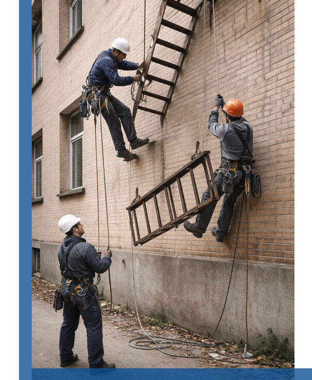 Демонтаж пожарной лестницы в Кизляре быстро и безопасно