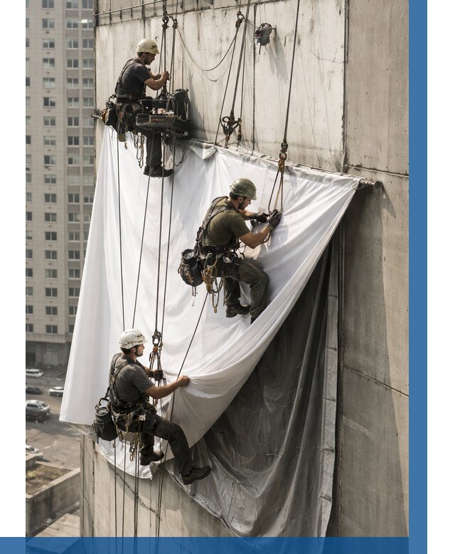 Замена баннерного полотна в Кизляре от 6605 р. | ВЫСОТНИК-Кзр—заказать