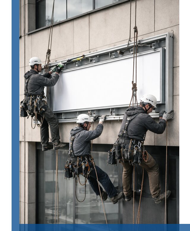 Профессиональный монтаж светового короба под ключ в Кизляре