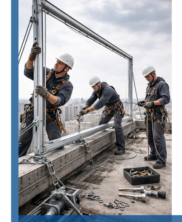 Монтаж крышных рекламных конструкций под ключ в Кизляре