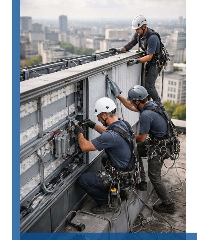 Профессиональное обслуживание крышной рекламы в Кизляре под ключ