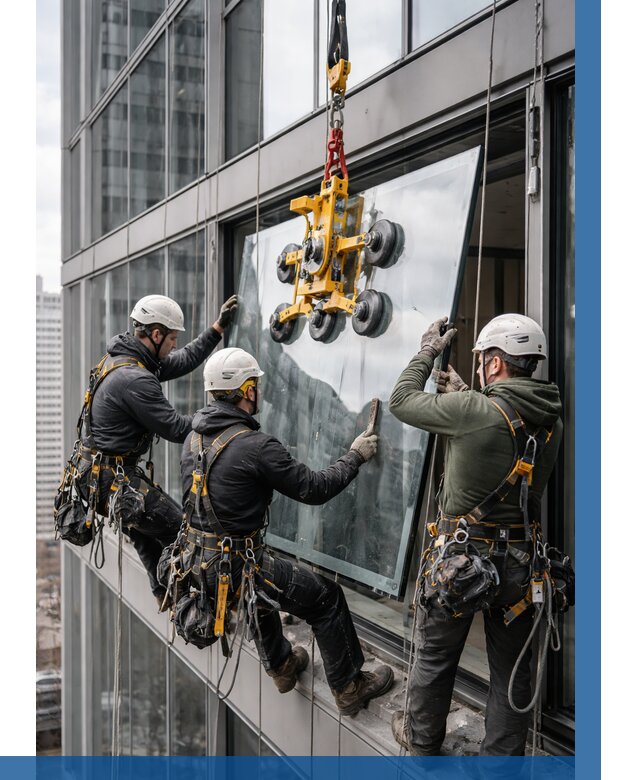 Фасадное остекление зданий под ключ в Кизляре от 10161 р. | ВЫСОТНИК-Кзр