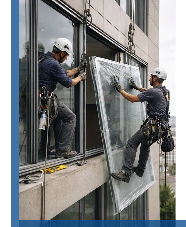 Профессиональная замена стекла в витраже в Кизляре с гарантией