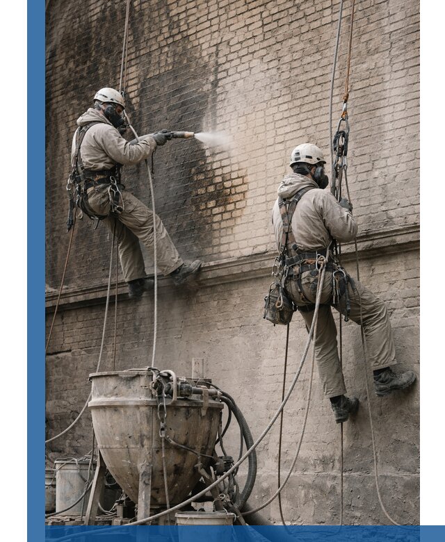 Пескоструйная очистка фасадов в Кизляре профессионально