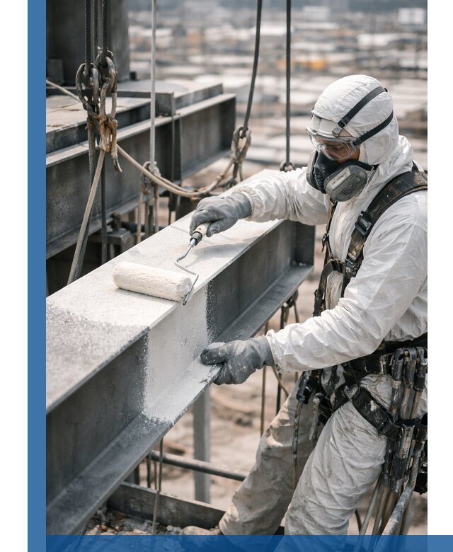 Профессиональная огнезащитная обработка металлоконструкций в Кизляре