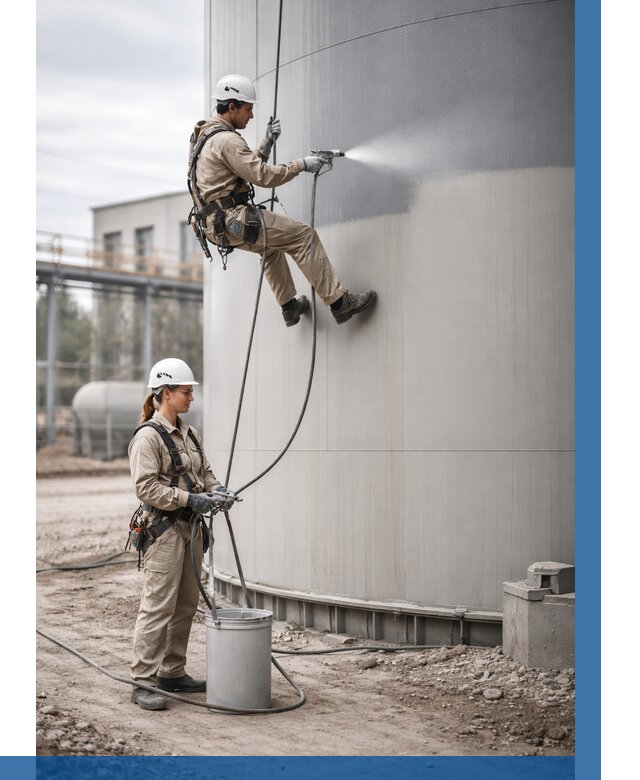 Покраска резервуаров в Кизляре от 1219 р. | ВЫСОТНИК-Кзр — заказать