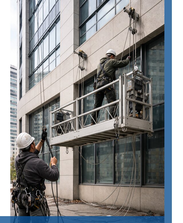 Монтаж и подъем фасадной люльки в Кизляре от 12193 р. | ВЫСОТНИК-Кзр