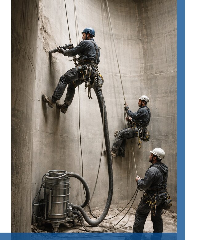 Зачистка силосов в Кизляре от 4572 р. Договор и смета ВЫСОТНИК-Кзр