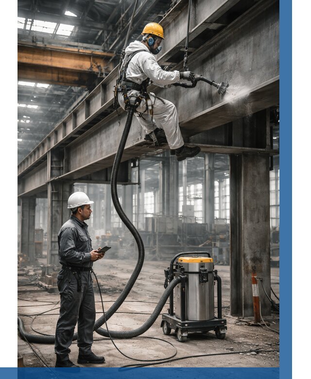 Обеспыливание конструкций в цехе в Кизляре от 4268 р. | ВЫСОТНИК-Кзр