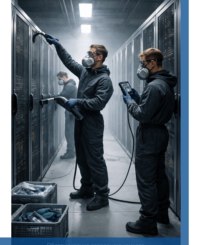 Обеспыливание серверной комнаты в Кизляре от 4572 р. | ВЫСОТНИК-Кзр