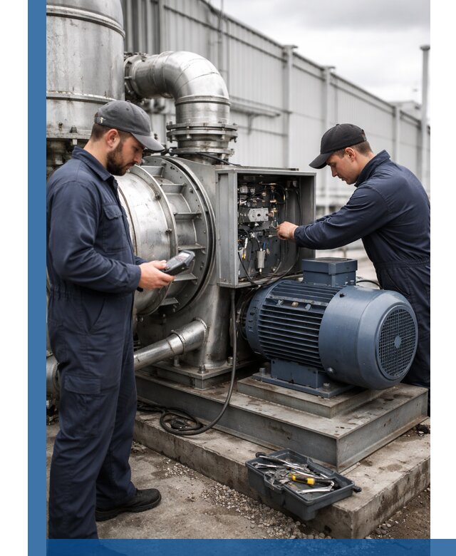 Техническое обслуживание промышленного оборудования в Кизляре