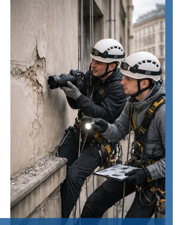 Фотофиксация дефектов фасада в Кизляре от 4572 р. | ВЫСОТНИК-Кзр