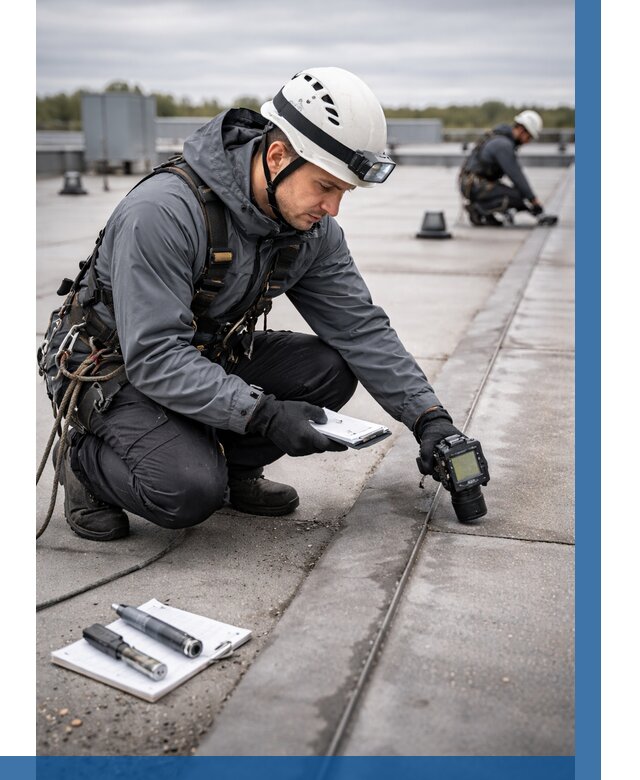 Обследование кровли на протечки в Кизляре от 4572 р. | ВЫСОТНИК-Кзр