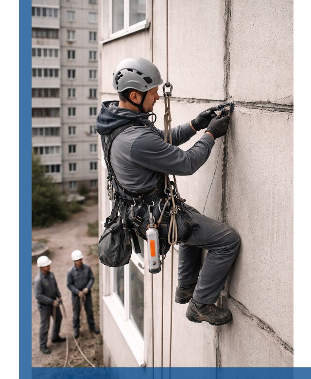 Обследование межпанельных швов и герметизация в Кизляре