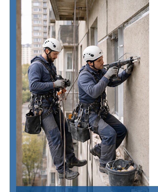 Промышленные альпинисты высотные работы и монтаж в Кизляре